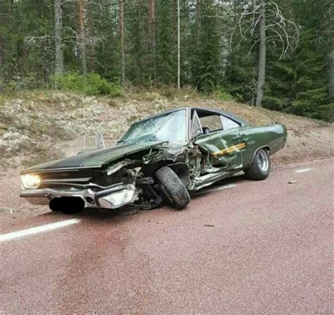 road runner car accident.